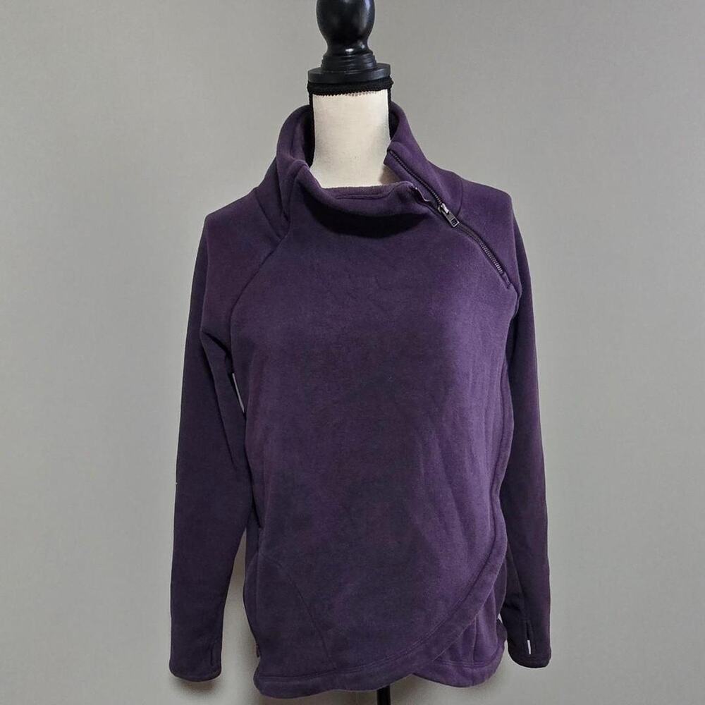 Athleta purple heavyweight purple pullover m